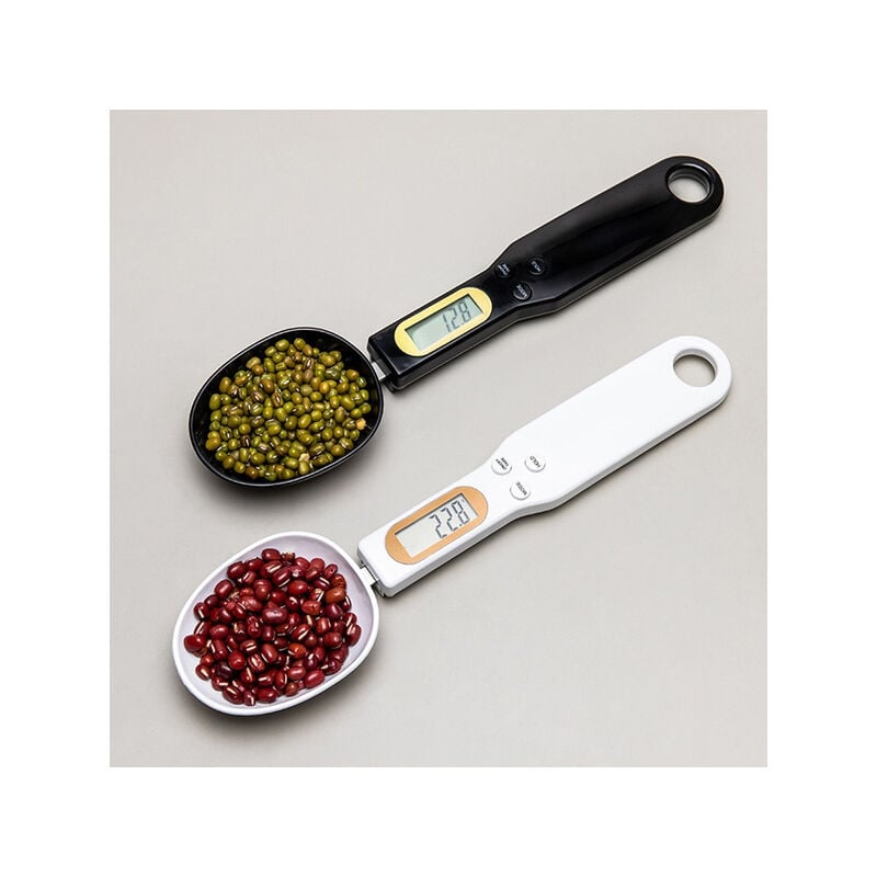 foto del prodotto bilancia da cucina elettronica da 1 pezzo 500g 0.1g display lcd cucchiaio per pesare digitale bilancia per cucchiaio digitale mini strumento da