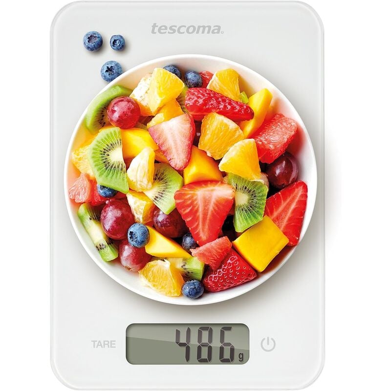 foto del prodotto bilancia da cucina elettronica kg.5 accura piano in vetro tescoma
