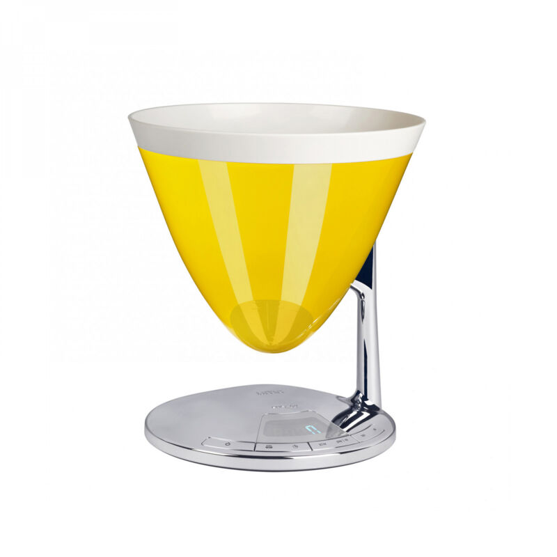 foto del prodotto bilancia da cucina uma colore giallo bugatti