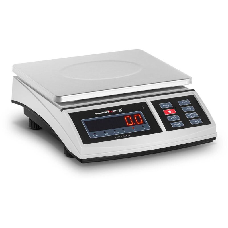 foto del prodotto bilancia da tavolo di precisione digitale uso interno a batteria led 30 kg 1 g