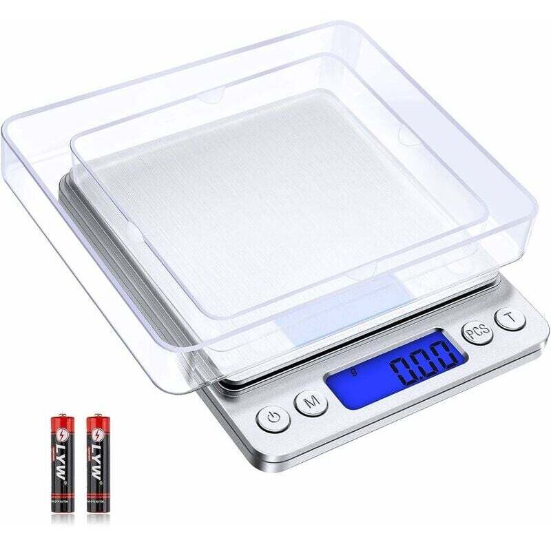foto del prodotto bilancia di precisione da 500 g 0,01 g, bilancia da cucina bilancia tascabile bilancia per gioielli, bilancia elettronica ad alta precisione, display