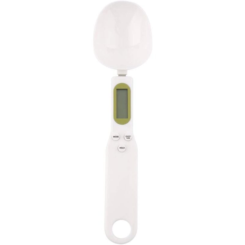 foto del prodotto bilancia digitale a cucchiaio per alimenti da cucina, piccola bilancia ad alta precisione con funzione tara, pesa e misura 1,1 libbre 500 g 0,1 g 