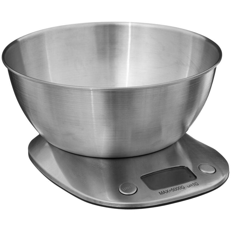 foto del prodotto bilancia digitale con vasca in acciaio inox 5five