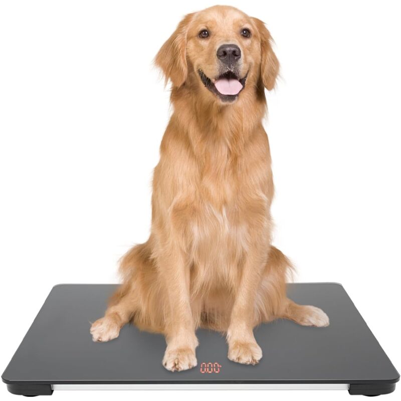 foto del prodotto bilancia digitale da 100 kg, per animali domestici di grandi dimensioni, con cuscinetti antiscivolo, bilancia per animali domestici, su misura per