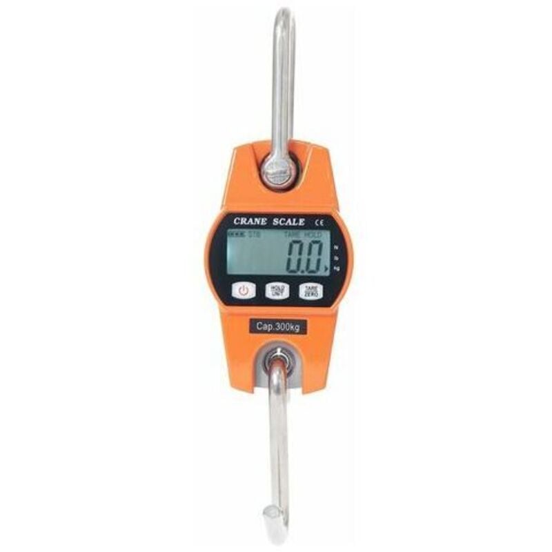 foto del prodotto bilancia elettronica 300 kg gancio sospeso bilancia lcd dinamometro gancio pesatrice industri peso 300 kg 600 libbre