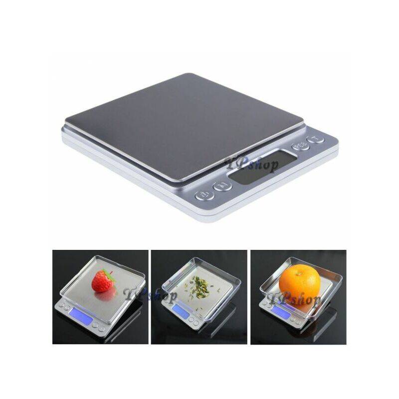 foto del prodotto bilancia elettronica bilancino di precisione digitale lcd pesa 0.1g 2kg peso