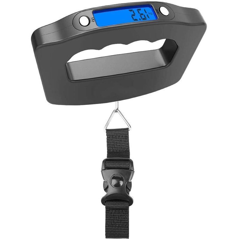 foto del prodotto bilancia elettronica per bagagli aiperq bilancia digitale portatile per bagagli da viaggio, massimo 50 kg