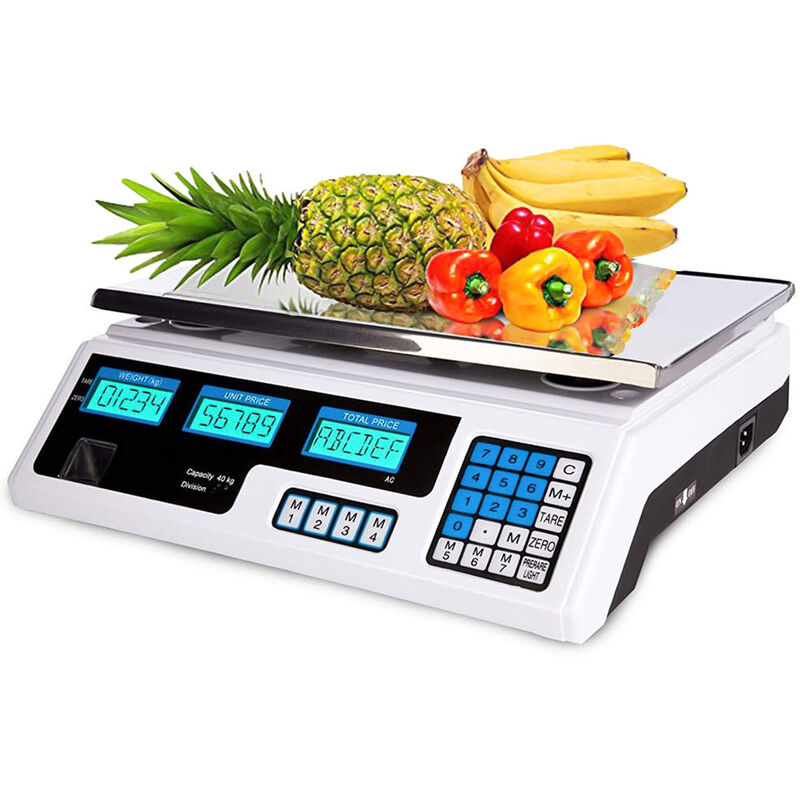 foto del prodotto bilancia elettronica professionale digitale da banco portata 40kg display led