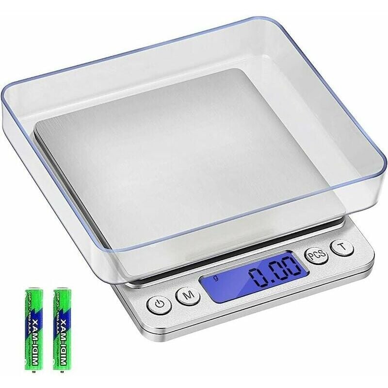 foto del prodotto bilancia fine, bilancia digitale da 500 g 0,01 g, bilancia da cucina, bilancia elettronica digitale ad alta precisione, bilancia postale da cucina,