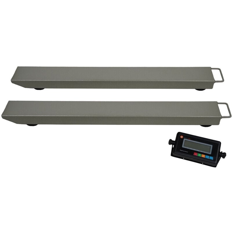 foto del prodotto bilancia industriale con travi 3000kg con display digitale 120cm x 12cm x 6cm
