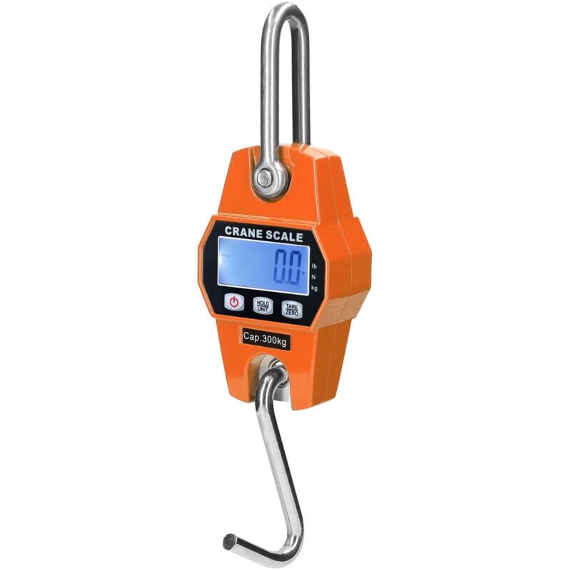 foto del prodotto bilancia per gru digitale , bilancia elettronica sospesa da 300 kg e 660 libbre, bilancia sospesa industriale con sensore preciso, mini bilancia lcd
