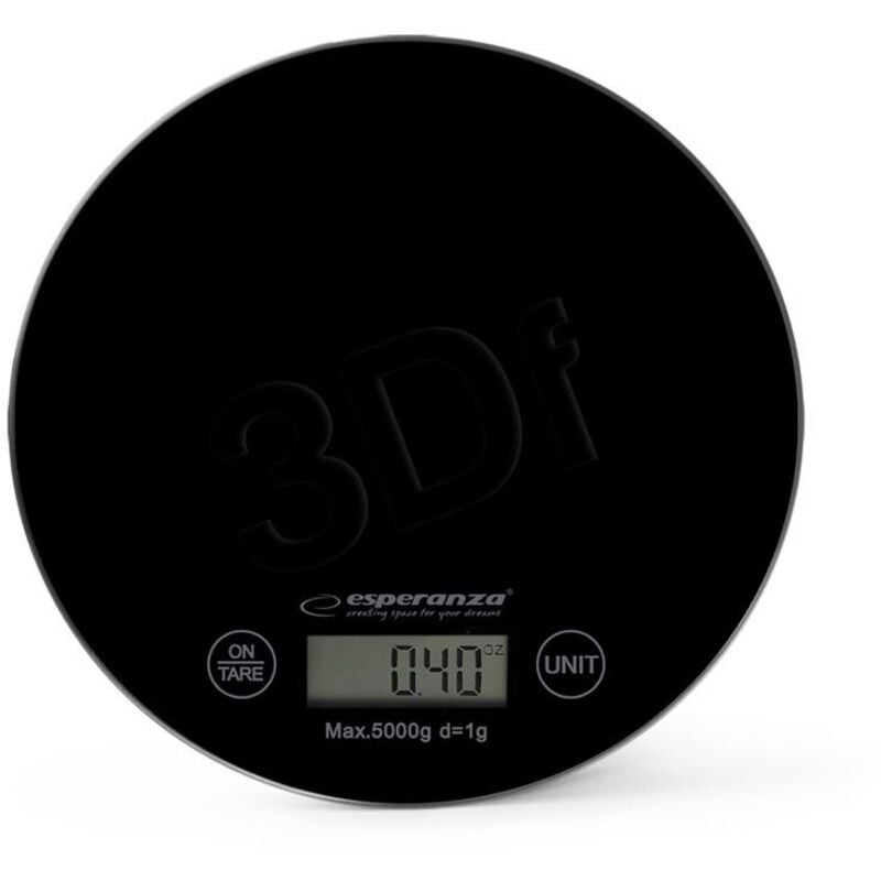 foto del prodotto bilancia pesapersone da cucina esperanza mango eks003k (colore nero)