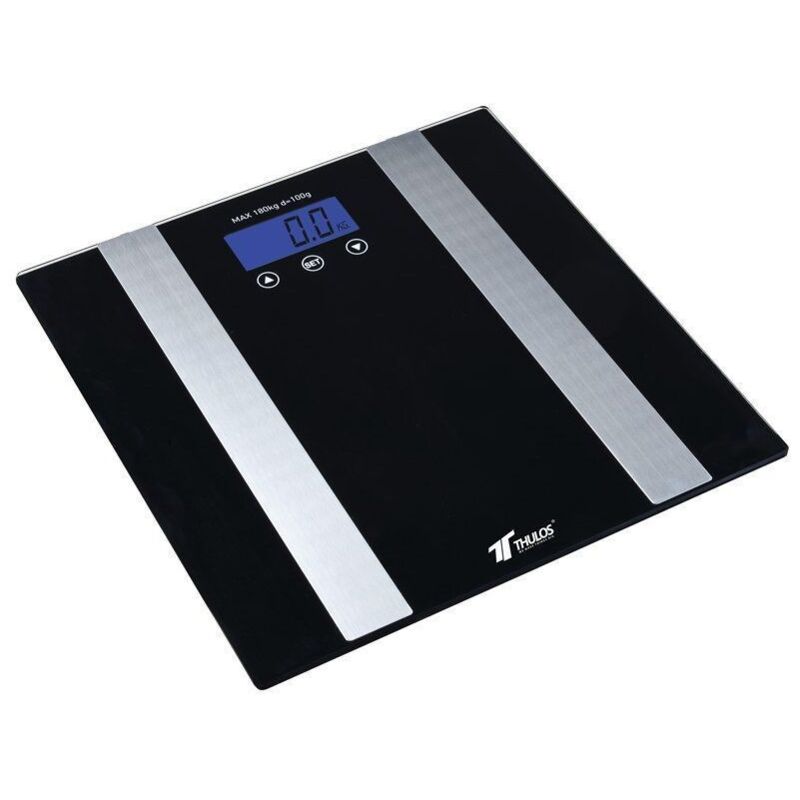 foto del prodotto bilancia pesapersone digitale nera 180 kg, portata 180 kg