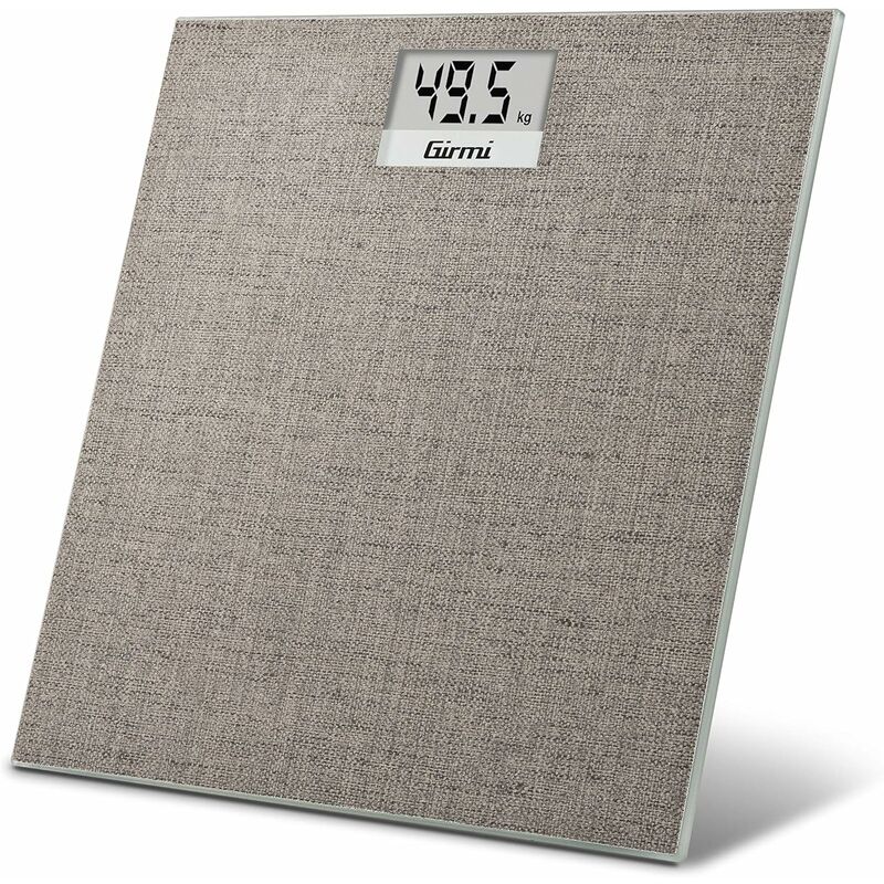 foto del prodotto bilancia pesapersone elettronica bp28 kg.150 vetro tortora girmi