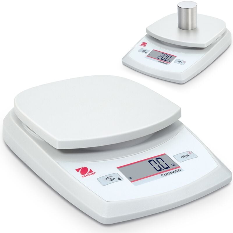 foto del prodotto bilancia tecnica da laboratorio compatta e precisa compass cr 220g 0,1g ohaus cr221
