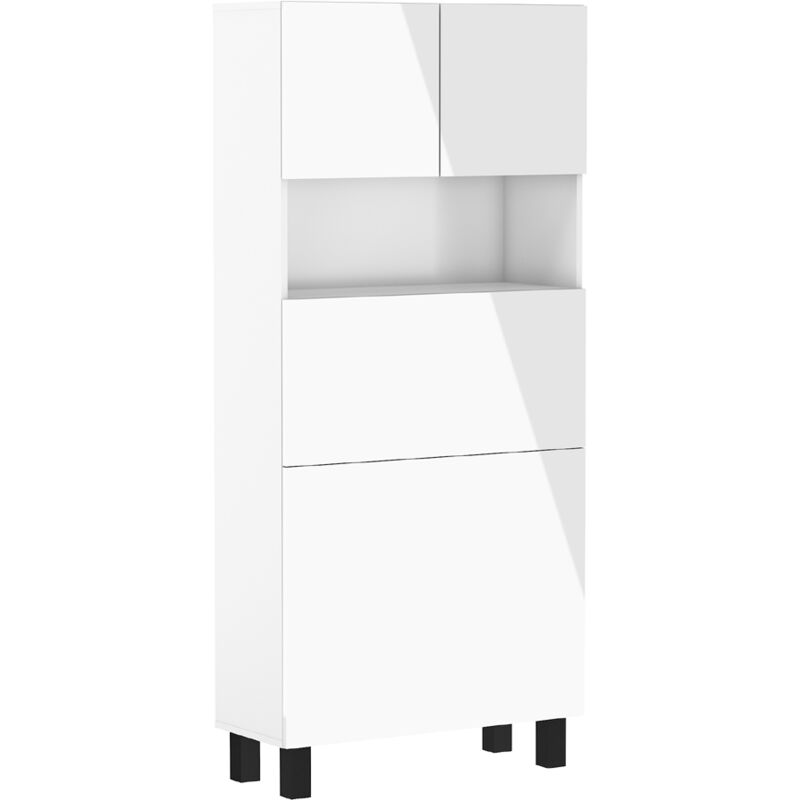 foto del prodotto bim furniture homi scrivania pieghevole bianca lucida