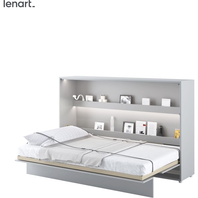 foto del prodotto bim furniture lenart letto a scomparsa bed concept 05 120x200 orizzontale grigio opaco