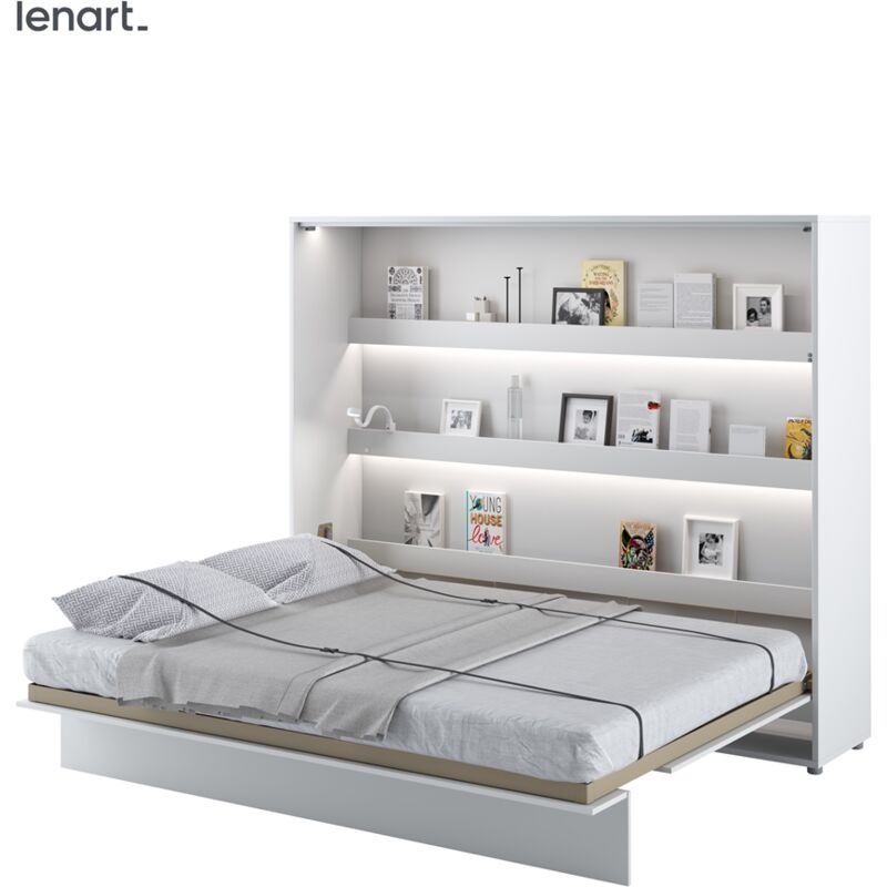 foto del prodotto bim furniture lenart letto a scomparsa bed concept 14 160x200 orizzontale bianco opaco