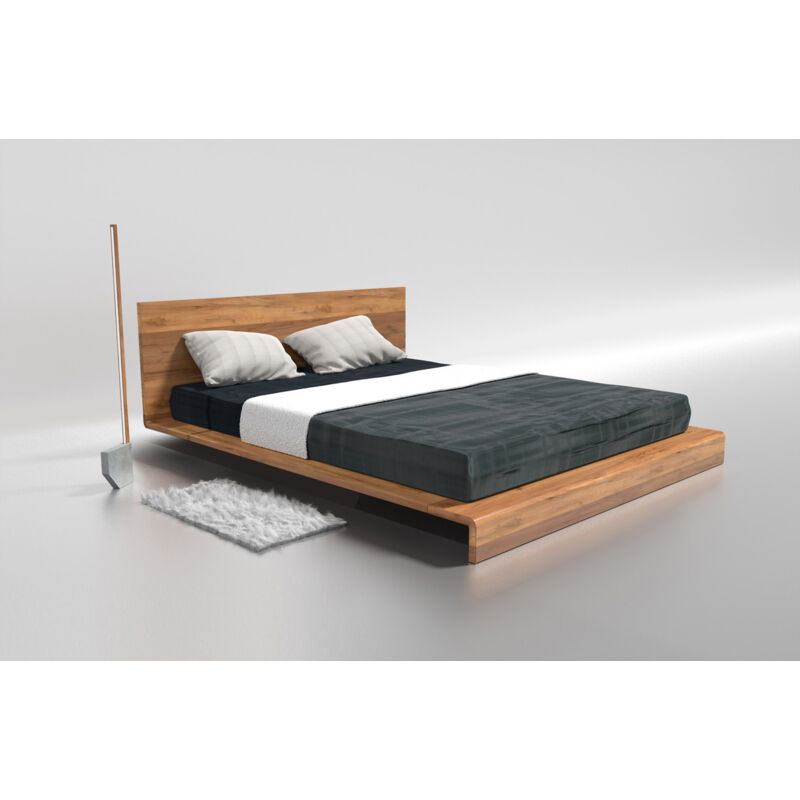 foto del prodotto bim furniture - letto matrimoniale paul in rovere massiccio 120x200 cm