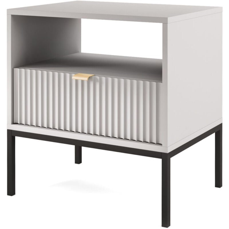foto del prodotto bim furniture nova sands s54 comodino grigio opaco
