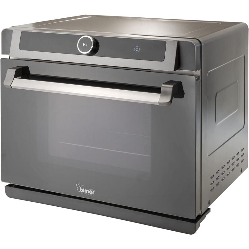 foto del prodotto bimar b400 forno elettrico digitale a vapore ventilato da 40 litri in acciaio inox, friggitrice ad aria calda xxl, frittura senza olio, cuoce a
