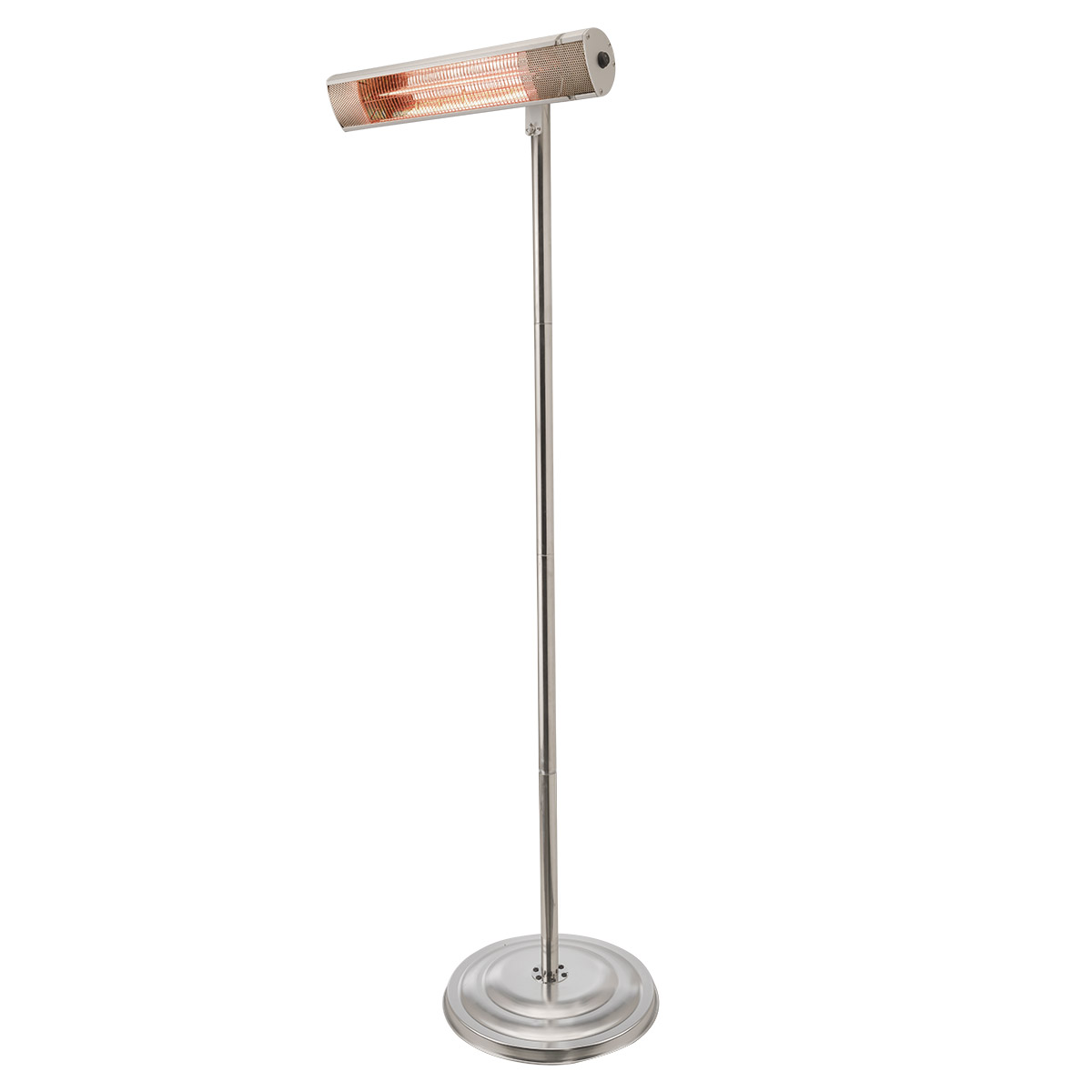foto del prodotto bimar stufa alogena hr314 piantana esterni 2000w ip65 resistenza golden orientabile base ancoraggio