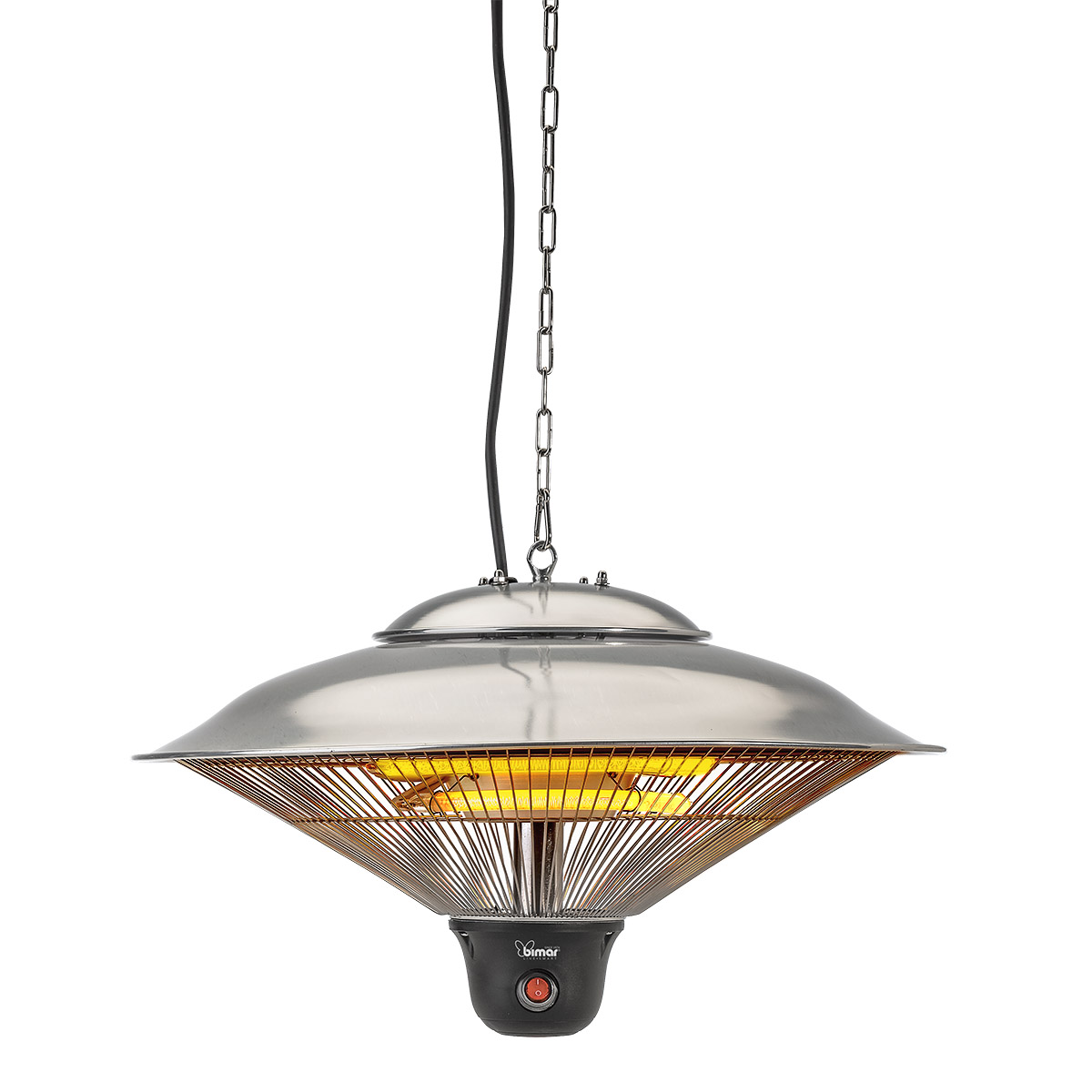 foto del prodotto bimar stufa elettrica esterno hr313 lampada infrarossi radiante 1500w telecomando 2 potenze