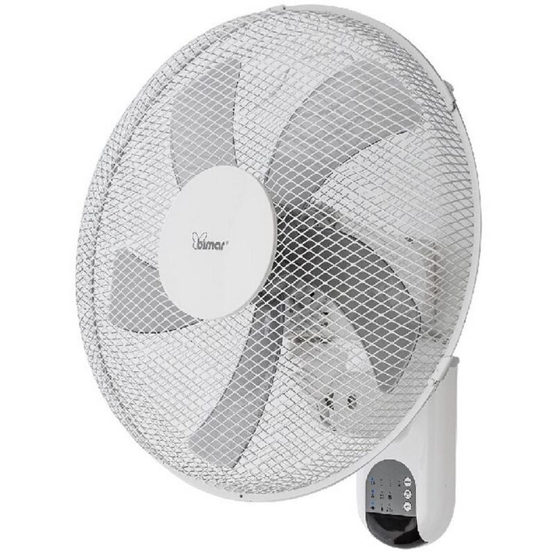 foto del prodotto bimar ventilatore da parete garbino, plastica, bianco, 44x48x31 cm