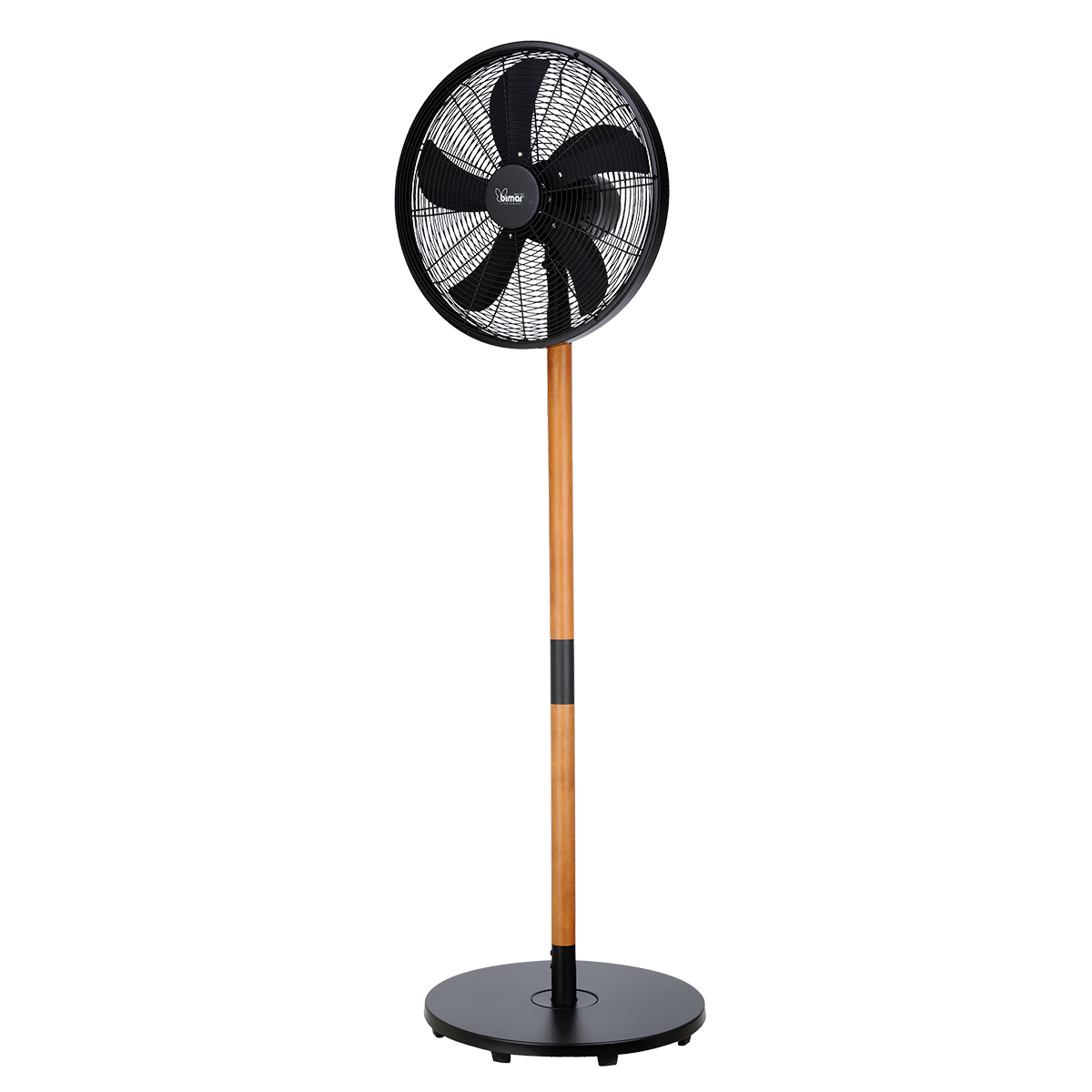 foto del prodotto bimar ventilatore piantana vpm410 40cm metallo stelo legno altezza regolabile 3 velocit oscillazione