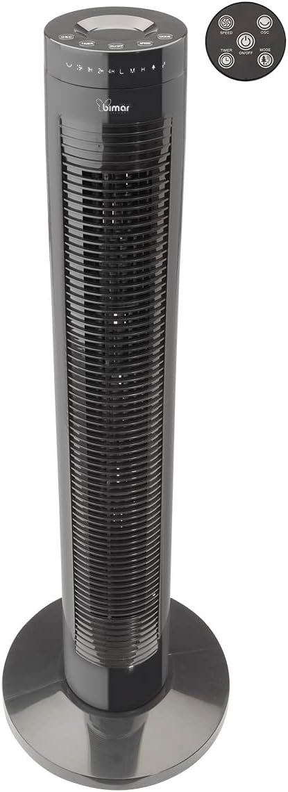 foto del prodotto bimar ventilatore torre vc78 80cm timer 3 velocità oscillazione funzione sleep silenzioso