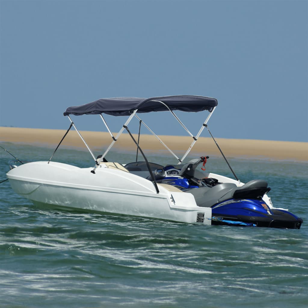 foto del prodotto bimini di prua con pareti laterali 3 archi 183x 137 152 x137cm