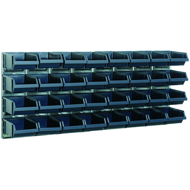 foto del prodotto bin wall panel with 32 bins raaco