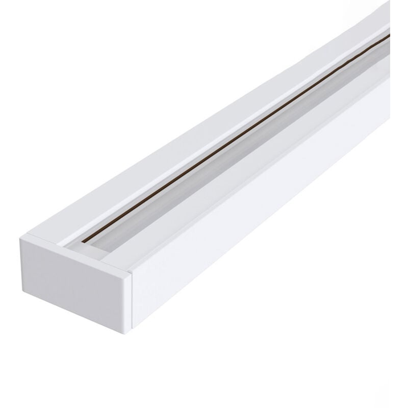 foto del prodotto binario busbar trunkings unity in alluminio bianco 1 metro
