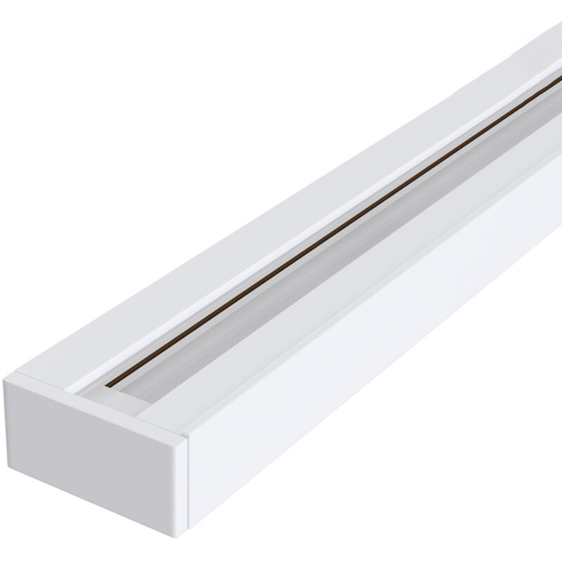 foto del prodotto binario busbar trunkings unity in alluminio bianco 2 metri