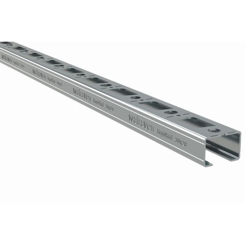 foto del prodotto binario di montaggio rapidrail 30 x 20 mm 2 metri gs walraven 650530202