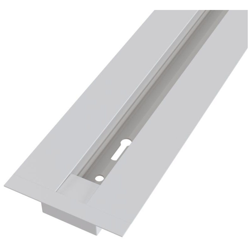 foto del prodotto binario in alluminio bianco 1 metro