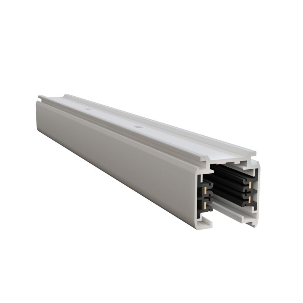 foto del prodotto binario moderno busbar trunkings trinity alluminio bianco 2m
