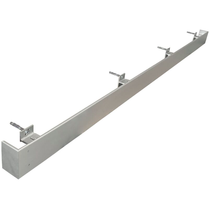 foto del prodotto binario per porte scorrevoli in alluminio anodizzato cache dimensioni 1m95cm aluminium