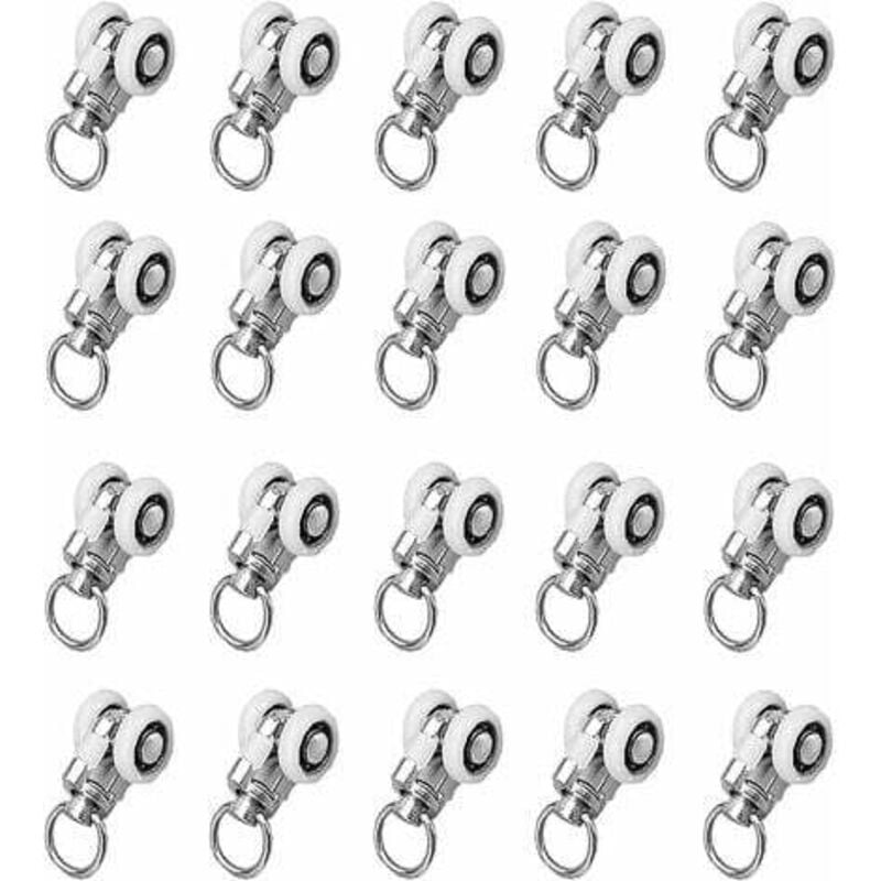 foto del prodotto binario scorrevole per tende, per binari per tende da finestra, rulli per aste per tende, binari scorrevoli per tende, per accessori per tende in