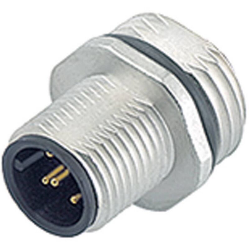 foto del prodotto binder 09 3431 578 04 connettore da pannello per sensore o attuatore m12 spina dritta numero di poli 4 1 pz.