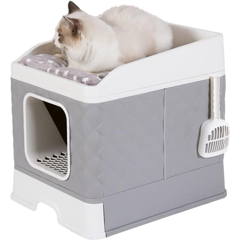 foto del prodotto bingopaw toilette per gatti cassetta igienica gatto contenitori per lettiere per gatti