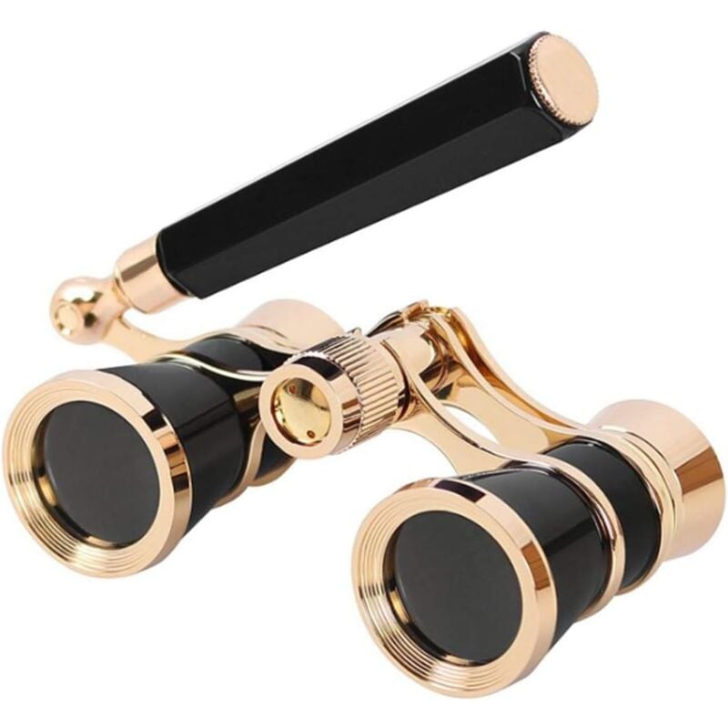 foto del prodotto binocolo da teatro, binocolo 3x25, mini binocolo compatto con catena per adulti, bambini e donne in concerti musicali. sollbry