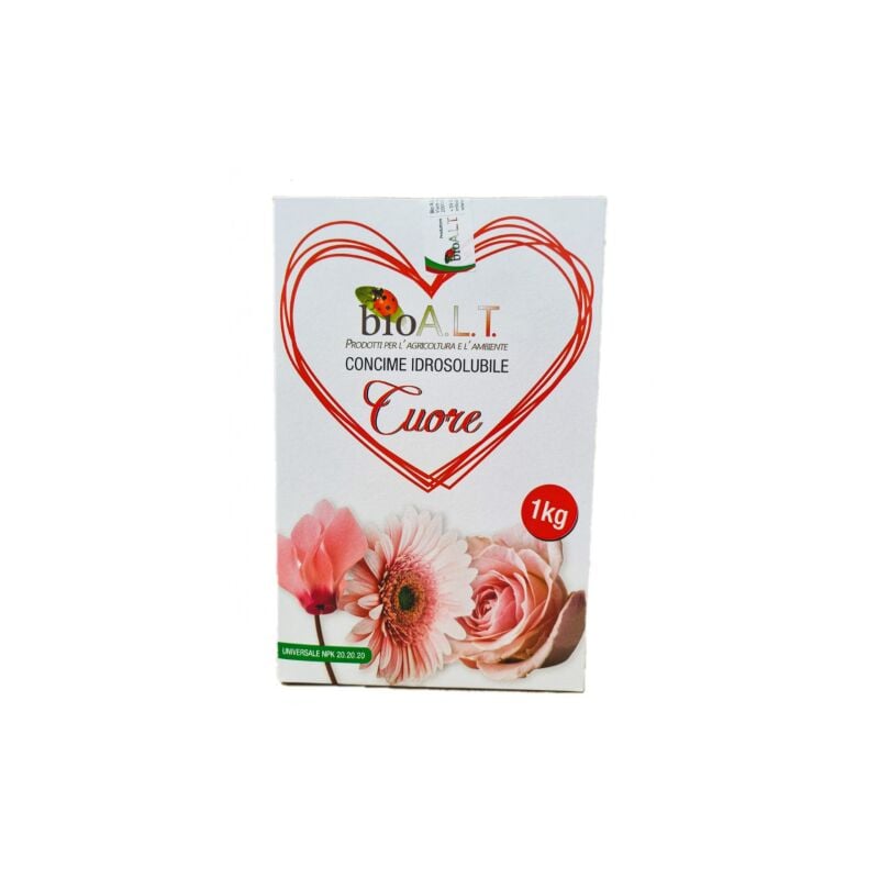 foto del prodotto bio alt cuore concime npk 20.20.20 polvere solubile 1 kg