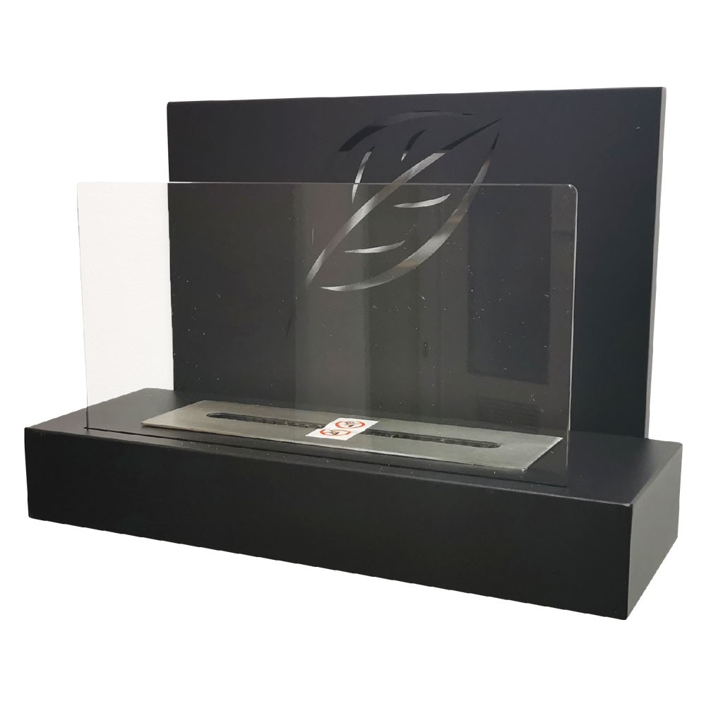 foto del prodotto biocamino da tavolo parete 'maya' kw 2,47 - colore nero