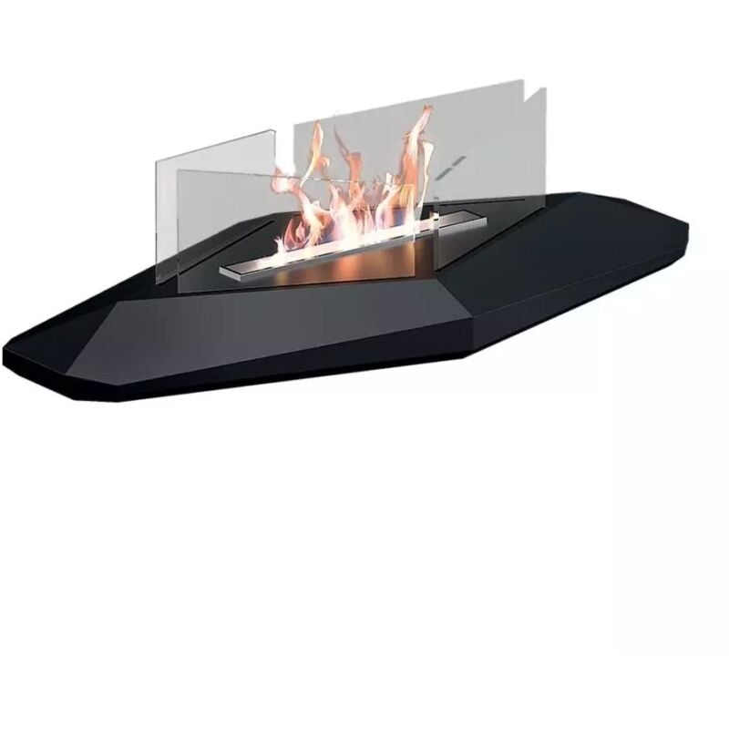 foto del prodotto biocamino da tavolo ruby modello boston nero