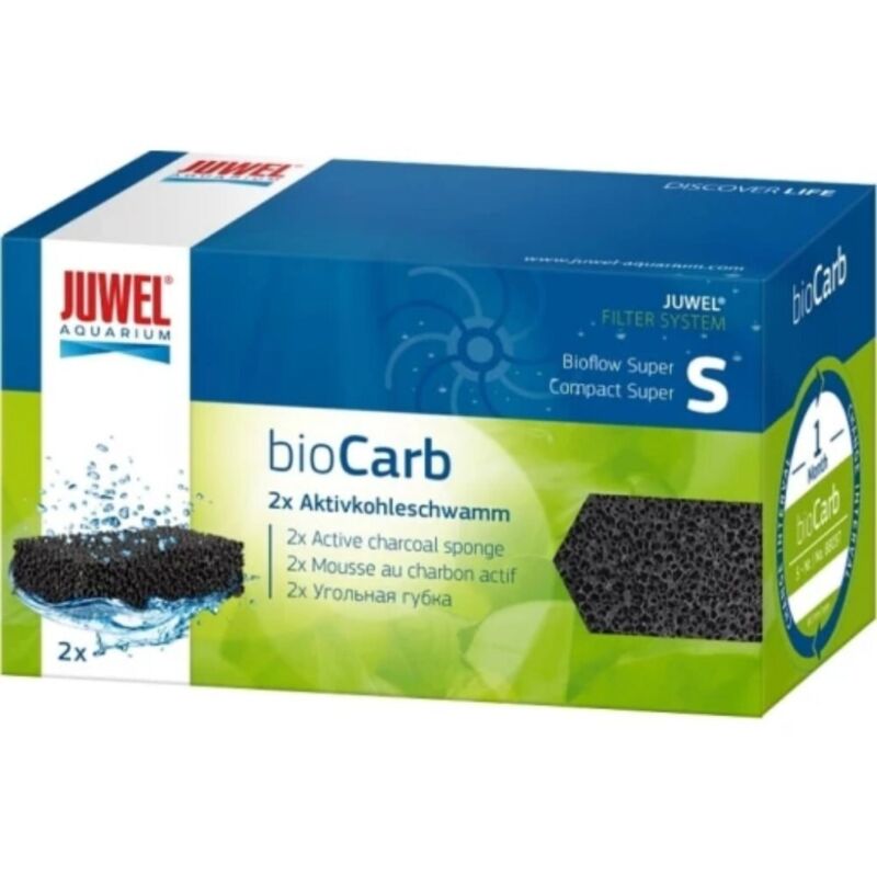 foto del prodotto biocarb 2pz spugna al carbone modello s juwel