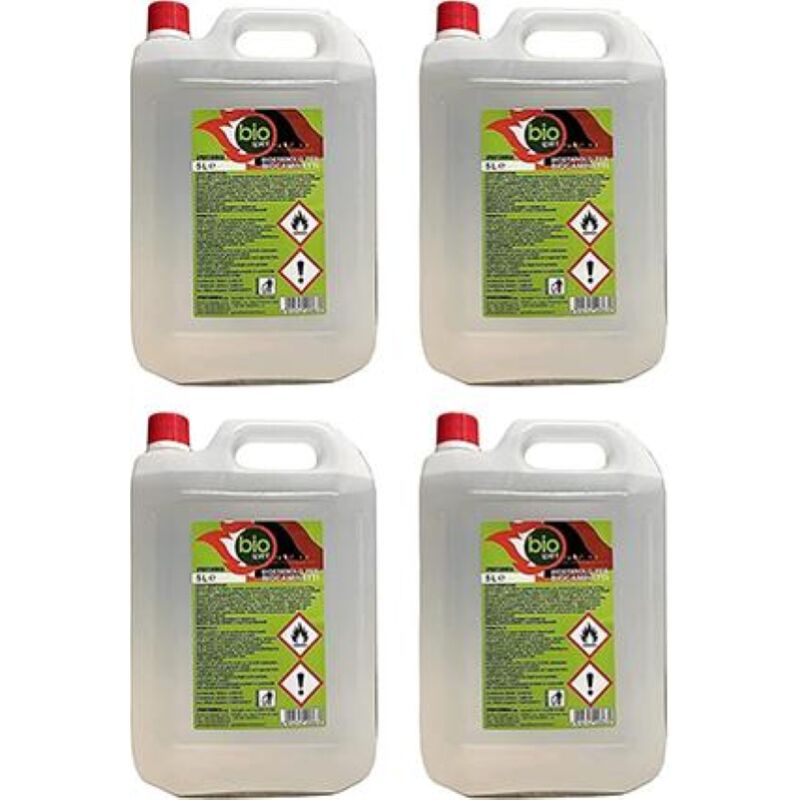 foto del prodotto bioetanolo per biocaminetti e stufe da 4x5 lt