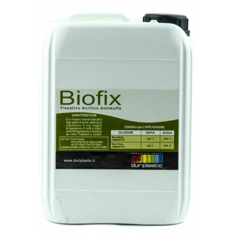 foto del prodotto biofix primer fissativo antimuffa antialga litri 1 trasparente