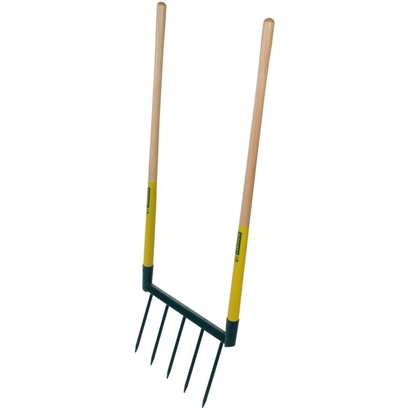 foto del prodotto biogrif 5 denti saldati 50 cm di larghezza manico in legno 110cm certificato pefc 100 320320 leborgne