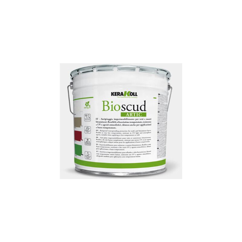 foto del prodotto bioscud artic grigio 18 kg impermeabilizzante per superifici